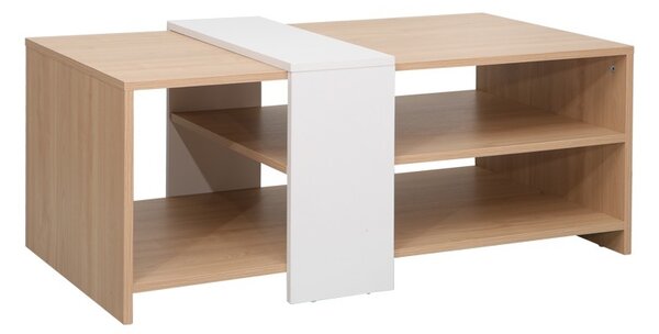 Τραπεζάκι σαλονιού Cozeto Λευκό 100x53x41.5 cm