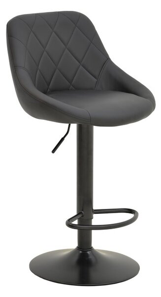 Σκαμπό μπαρ ajustabil Boronez Μαύρο 47x49x112 cm