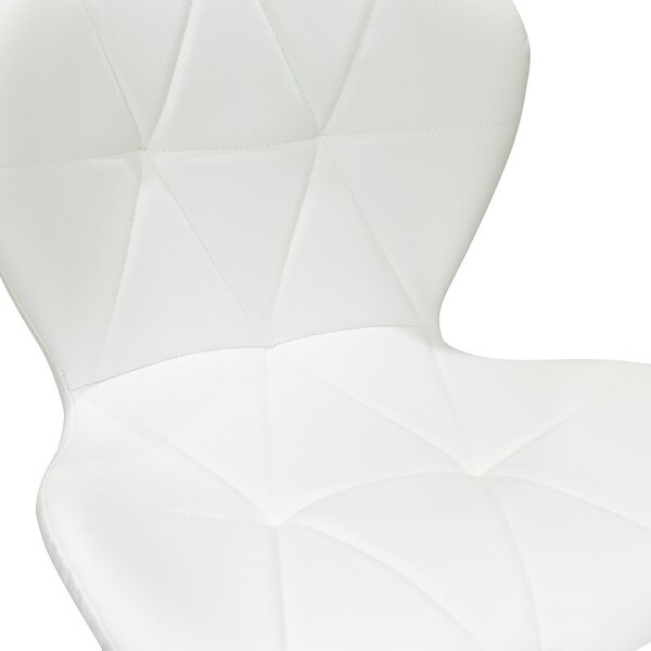 Σκαμπό μπαρ ajustabil Coozy Λευκό 46x47x112 cm