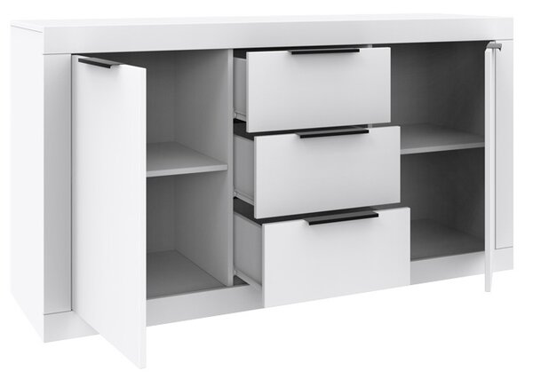 Συρταριέρα Doha Λευκό 150x45x80.5 cm