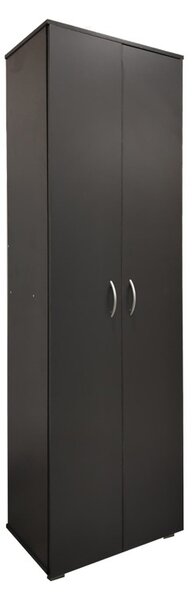 Ντουλάπα με 2 Πόρτες Racka Σκούρο Γκρι 58x34x186 cm