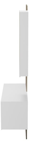 Κρεμάστρα με Καθρέφτη Arika Λευκό 100x37.1x199.5 cm