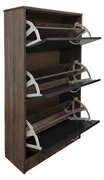 Παπουτσοθήκη Savaz Καφέ 60x24x114 cm