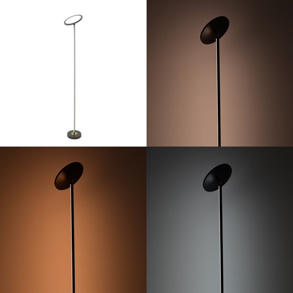 Φωτιστικό Δαπέδου LED Rita Μαύρο 25x25x160 cm