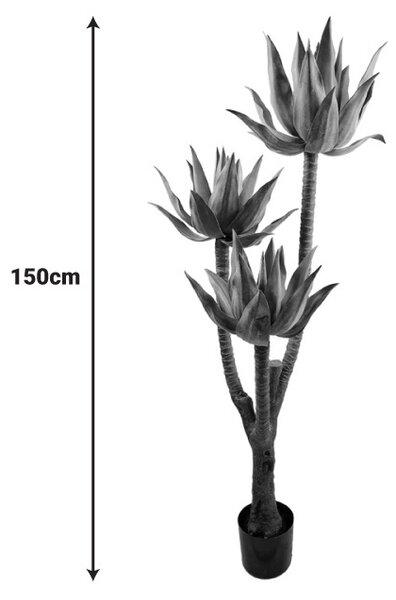 Διακοσμητικό φυτό Lotus Πράσινο 150 cm