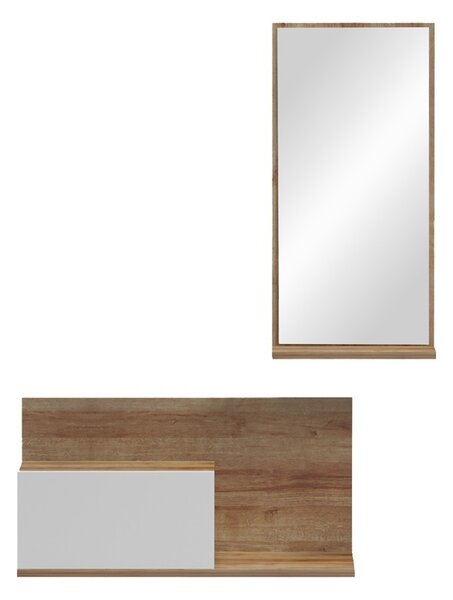 Κρεμάστρα Miranda Λευκό 60x30x89.5 cm