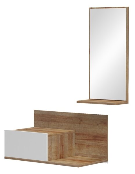 Κρεμάστρα Miranda Λευκό 60x30x89.5 cm