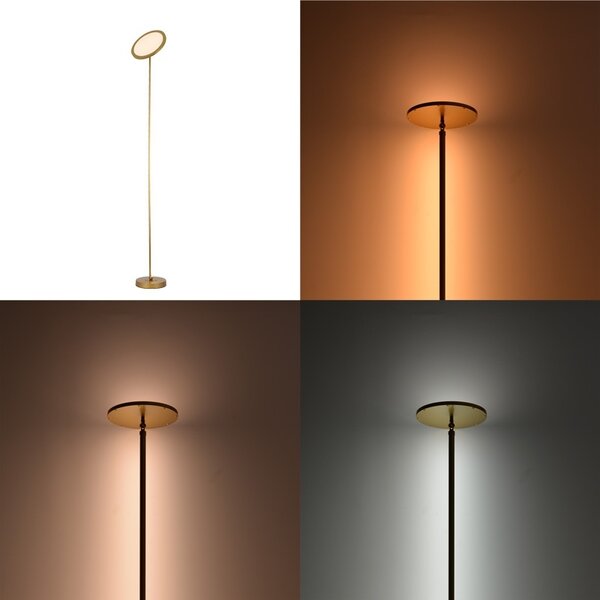 Φωτιστικό Δαπέδου LED Rita Χρυσό 25x25x160 cm
