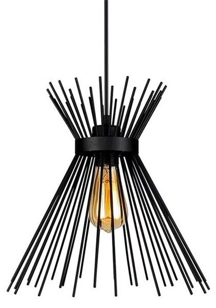 Φωτιστικό οροφής Candle I Μαύρο 25x25x30 cm