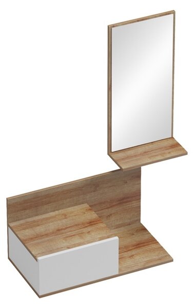 Κρεμάστρα Miranda Λευκό 60x30x89.5 cm