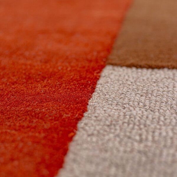 Στρογγυλό Χαλί Mia Segment Caramiziu 150x150 cm, Flair Rugs