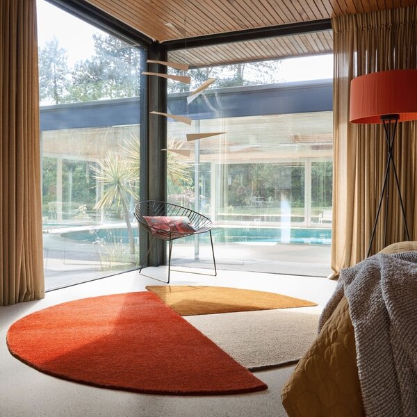 Στρογγυλό Χαλί Mia Segment Caramiziu 150x150 cm, Flair Rugs
