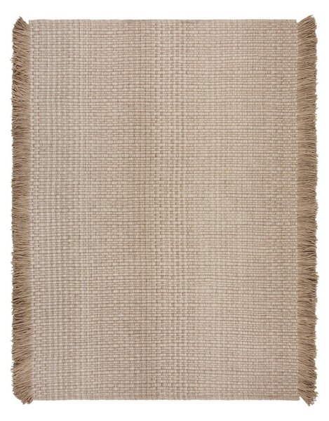 Χαλί Rene Fringed Ribbed Μπεζ 120x170 cm, Flair Rugs