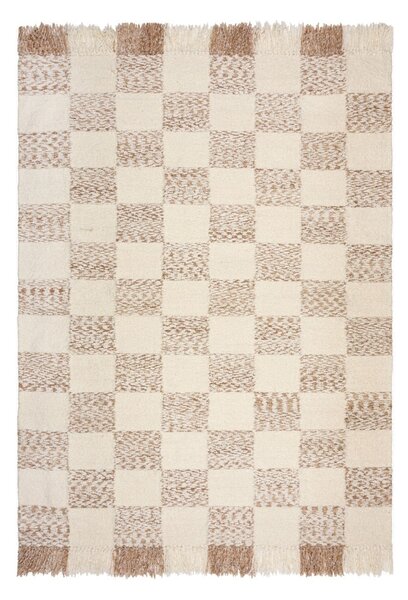 Χαλί Eric Checkboard Μπεζ, Natural 120x170 cm, Flair Rugs