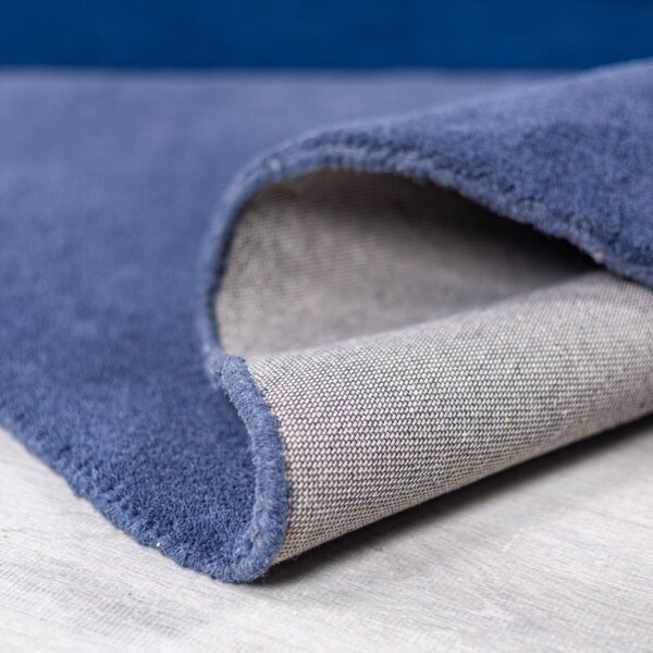 Στρογγυλό Χαλί Mia Segment Μπλε 200x200 cm, Flair Rugs