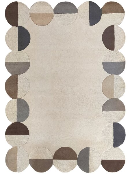 Χαλί Mia Scallop Frame Natural 120x170 cm, Flair Rugs