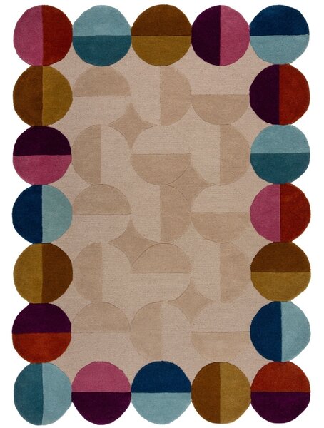 Χαλί Mia Textured Scallop Ροζ, Purple 120x170 cm, Flair Rugs