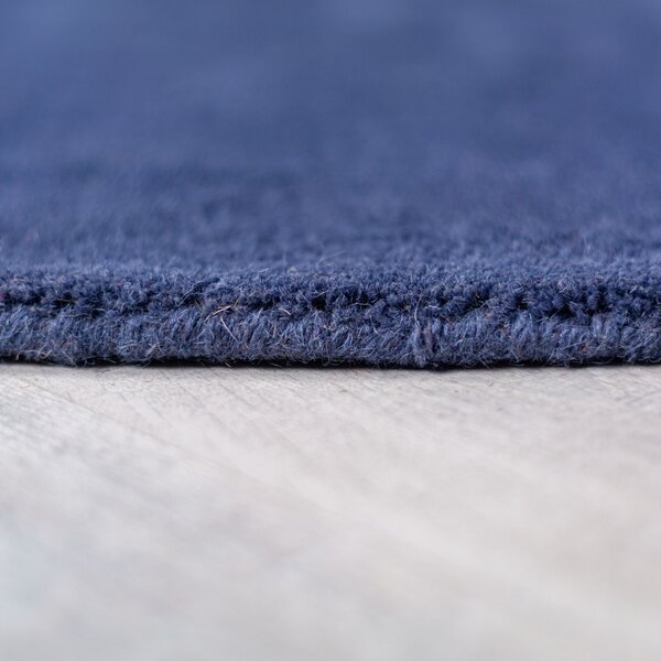Στρογγυλό Χαλί Mia Segment Μπλε 200x200 cm, Flair Rugs