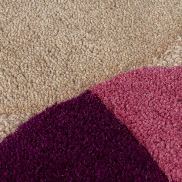 Χαλί Mia Textured Scallop Ροζ, Purple 120x170 cm, Flair Rugs