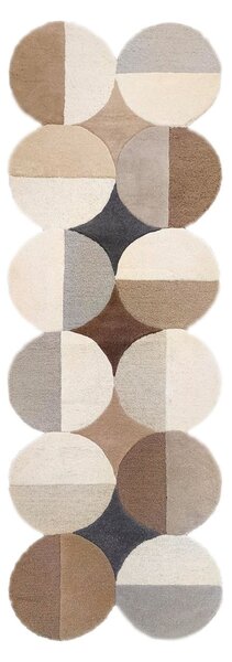 Χαλί διάδρομος Mia Ellipse Natural 80x230 cm, Flair Rugs