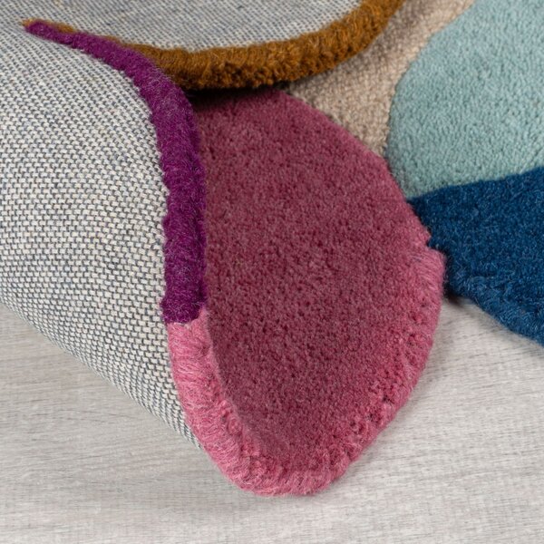 Χαλί Mia Textured Scallop Ροζ, Purple 120x170 cm, Flair Rugs