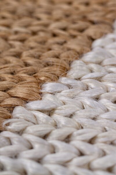 Χαλί Effie Diamond Jute Μπεζ deschis 120x170 cm, Flair Rugs