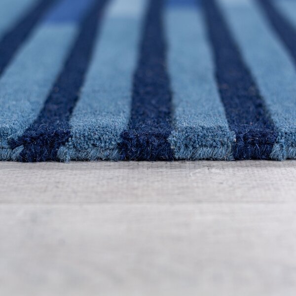 Χαλί Conway Retro Shaped Σκούρο Μπλε 120x180 cm, Flair Rugs