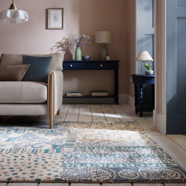 Χαλί Eloise Patchwork Μπλε 120x170 cm, Flair Rugs