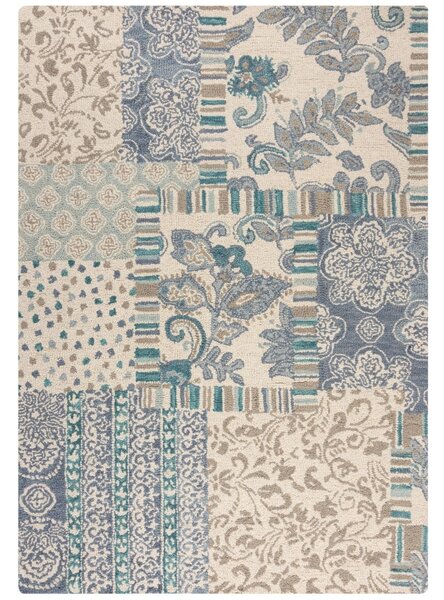 Χαλί Eloise Patchwork Μπλε 120x170 cm, Flair Rugs
