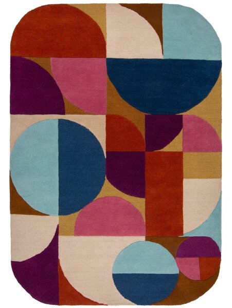 Χαλί Mia Arch Ροζ, Πολύχρωμο 120x170 cm, Flair Rugs