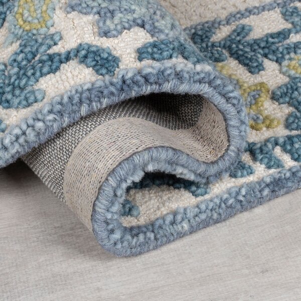 Χαλί Myla Floral Frame Μπλε 120x170 cm, Flair Rugs