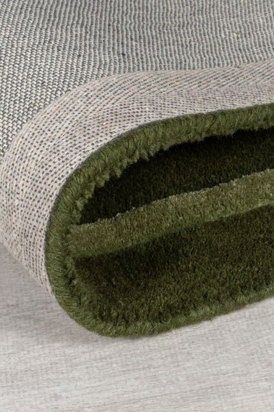 Χαλί Gatsby Wool Πράσινο masliniu 120x170 cm, Flair Rugs