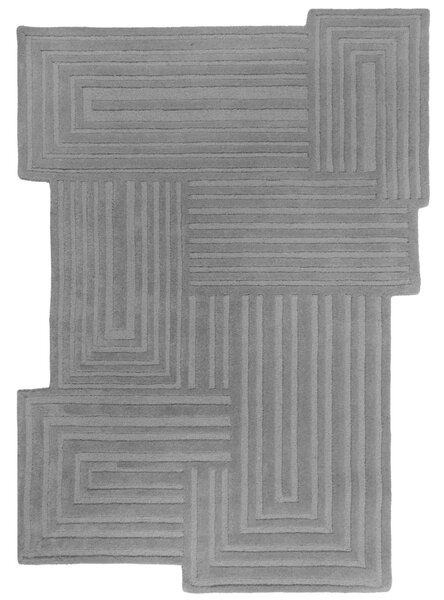 Χαλί Zen Rectangles Natural inchis 120x170 cm, Flair Rugs