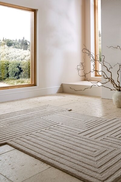 Χαλί Zen Rectangles Natural 120x170 cm, Flair Rugs