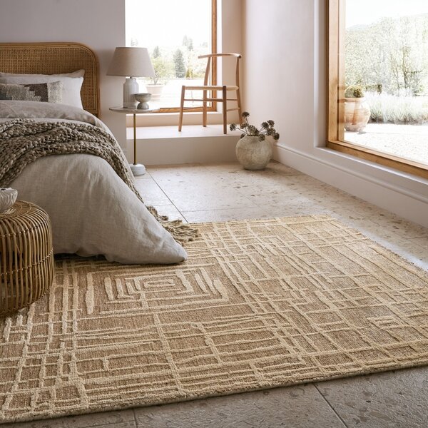 Χαλί Elliot Circular Knit Μπεζ 200x300 cm, Flair Rugs