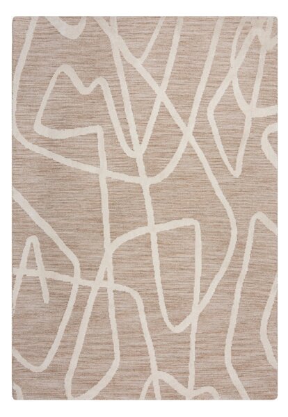 Χαλί Micah Circular Knit Μπεζ 120x170 cm, Flair Rugs