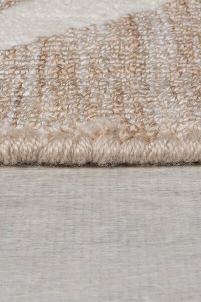 Χαλί Micah Circular Knit Μπεζ 120x170 cm, Flair Rugs