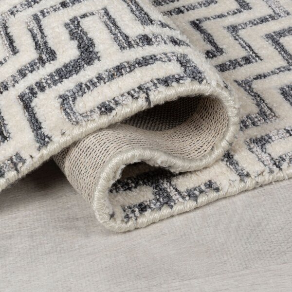 Χαλί Rhett Circular Knit Γκρι 160x230 cm, Flair Rugs