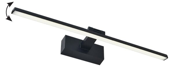 Φωτιστικό Τοίχου LED Debiwen, Μαύρο, 60x10x6 cm
