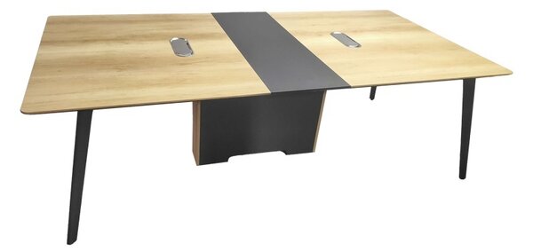 Τραπέζι συνεδριάσεων γραφείου Denith Natural 240x120x75 cm