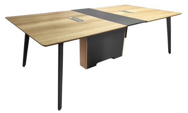 Τραπέζι συνεδριάσεων γραφείου Denith Natural 240x120x75 cm