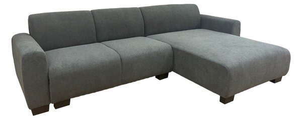 Αναστρέψιμος γωνιακός καναπές Erros Γκρι 287x161x71 cm