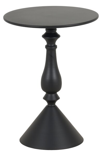 Πλαϊνό τραπεζάκι Lalou Μαύρο 40x40x55 cm