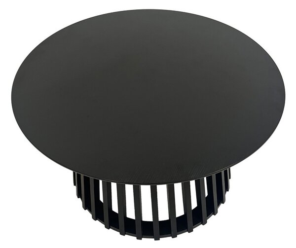 Τραπεζάκι σαλονιού Domonic Μαύρο 80x80x45 cm