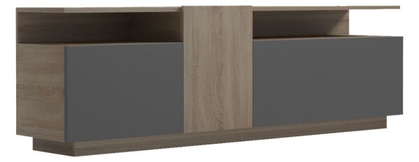 Έπιπλο TV Vendora Ανθρακί 150x29.5x46.3 cm