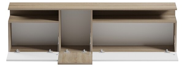 Έπιπλο TV Vendora Λευκό 150x29.5x46.3 cm