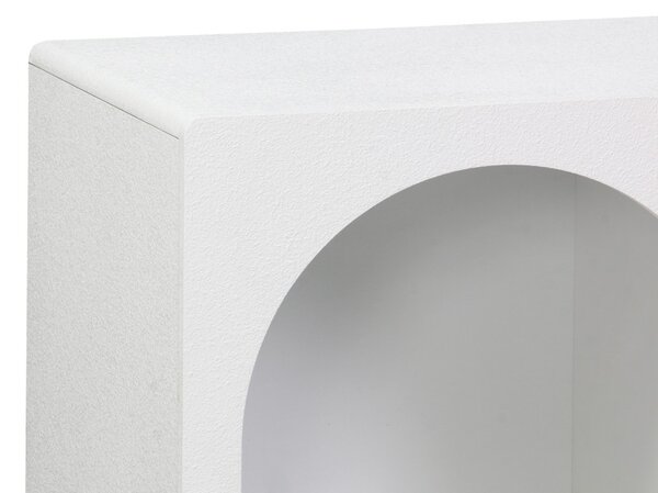 Κονσόλα Emersi με ράφια Λευκό 120x35x76 cm