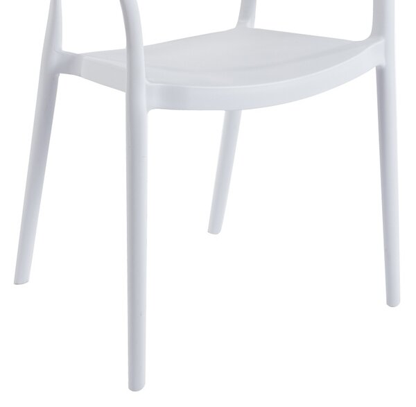 Καρέκλα Ankara Λευκό 54x55.5x77 cm