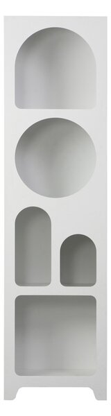 Βιβλιοθήκη Emersi, Λευκό, 48x35x180 cm