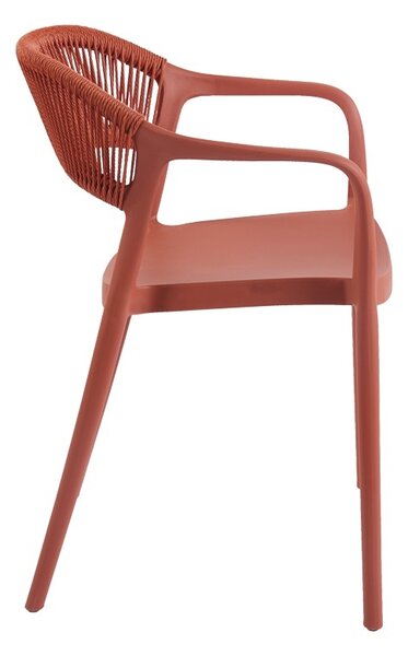 Καρέκλα Ankara Τερακότα 54x55.5x77 cm